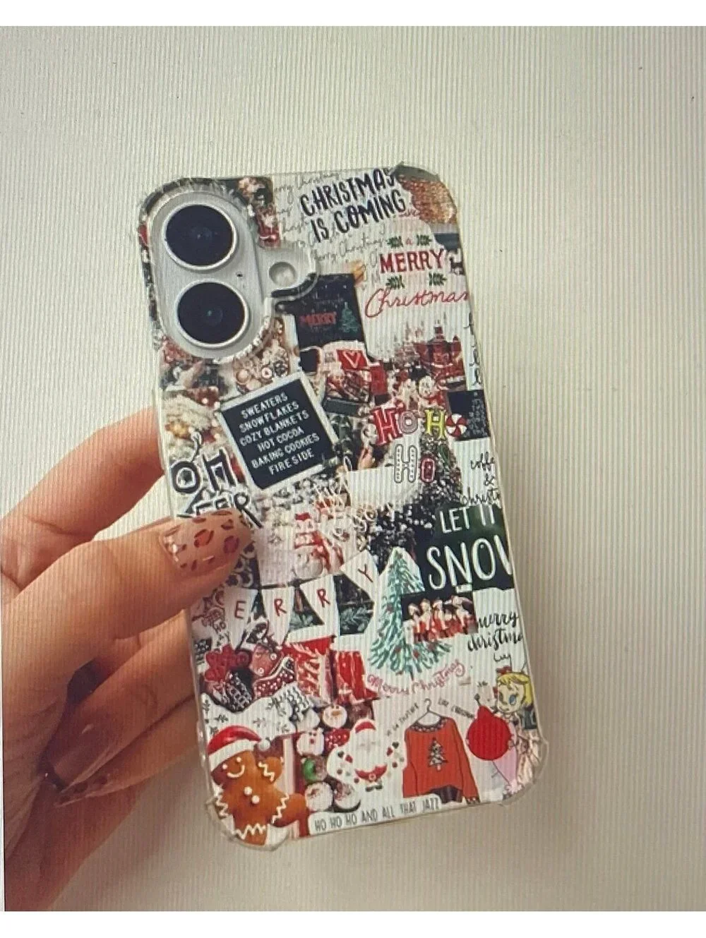 Oubliert Aesthetic Winter Christmas Collage Case for iPhone 17